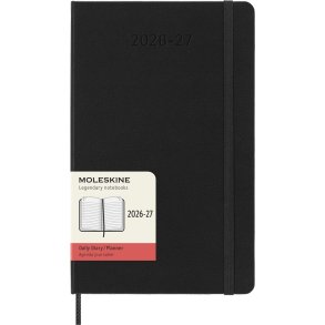 Moleskine Large 26/27 Hard 18 mdr. Daily Sort