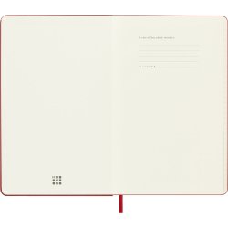 Moleskine Large 26/27 Hard 18 mdr. Week note R�d