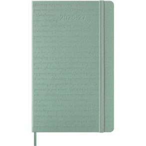 Moleskine Large 26/27 Hard 18 mdr. Week note Sage Green