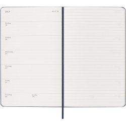 Moleskine Large 26/27 Hard 18 mdr. Week note Sapphire Blue