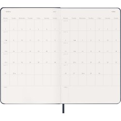Moleskine Large 26/27 Hard 18 mdr. Week note Sapphire Blue