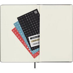 Moleskine Large 26/27 Hard 18 mdr. Week note Sort