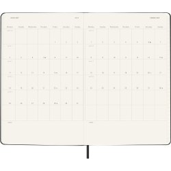 Moleskine Large 26/27 Hard 18 mdr. Week note Sort