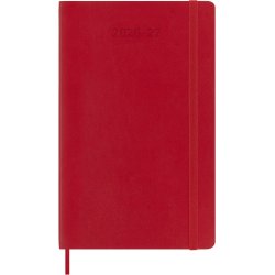 Moleskine Large 26/27 soft 18 mdr. week note R�d