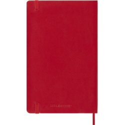 Moleskine Large 26/27 soft 18 mdr. week note R�d