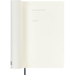 Moleskine Large 26/27 soft 18 mdr. week note Sapphire Blue