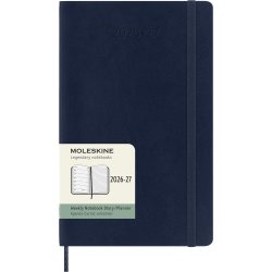 Moleskine Large 26/27 soft 18 mdr. week note Sapphire Blue