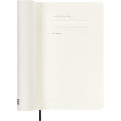 Moleskine Large 26/27 soft 18 mdr. week note Sort