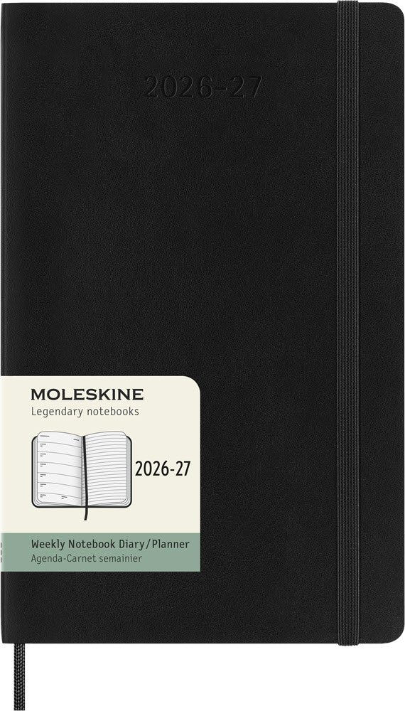 Moleskine Large 26/27 soft 18 mdr. week note Sort