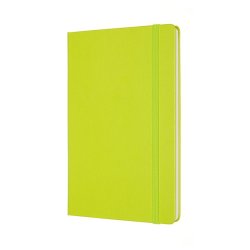 Moleskine Large Hard Blank Lemon Green