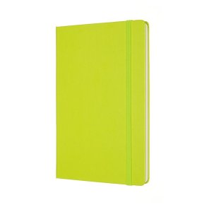 Moleskine Large Hard Blank Lemon Green