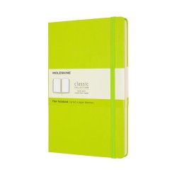 Moleskine Large Hard Blank Lemon Green
