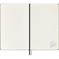 Moleskine Large Hard Linieret  Harry Potter Lumos