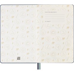 Moleskine Large Hard Linieret  Harry Potter Patronum