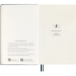 Moleskine Large Hard Linieret  Harry Potter Patronum