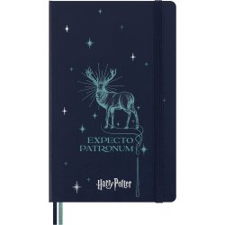 Moleskine Large Hard Linieret  Harry Potter Patronum