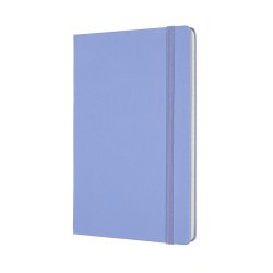 Moleskine Large Hard Linieret Hydrangea Blue