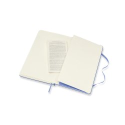 Moleskine Large Hard Linieret Hydrangea Blue
