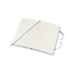 Moleskine Large Hard Linieret Hydrangea Blue
