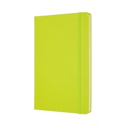 Moleskine Large Hard Linjeret Lemon Green