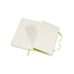 Moleskine Large Soft Blank Lemon Green