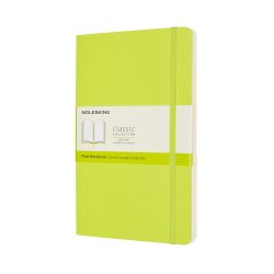 Moleskine Large Soft Blank Lemon Green