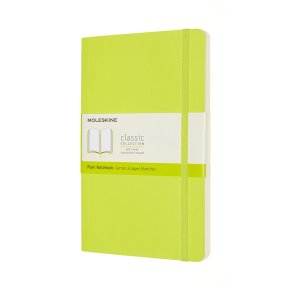 Moleskine Large Soft Blank Lemon Green