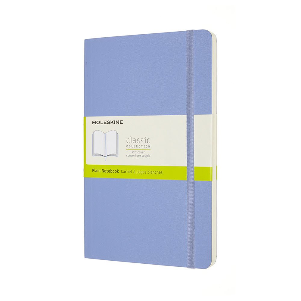 Moleskine Large soft Blank Hydrangea Bl�
