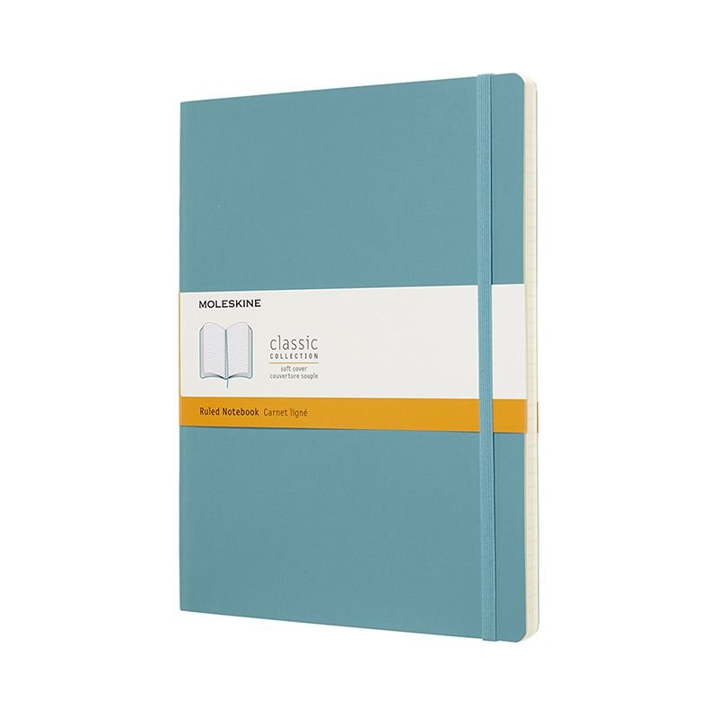 Moleskine Notesbog A4 Lin Riff Bl�