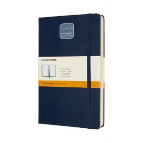 Moleskine Notesbog Expand Hard Large Lin Bl�