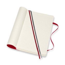 Moleskine Notesbog Expand Soft Large Lin R�d