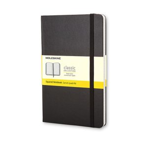 Moleskine Notesbog Large Hard Kvad Sort