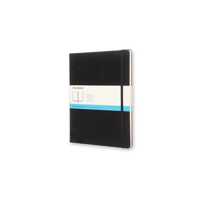 Moleskine Notesbog XL Hard Dott Sort