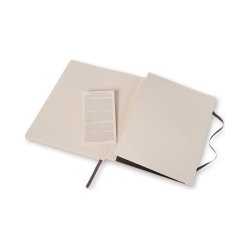 Moleskine Notesbog XL Soft Dott Sort