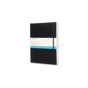 Moleskine Notesbog XL Soft Dott Sort