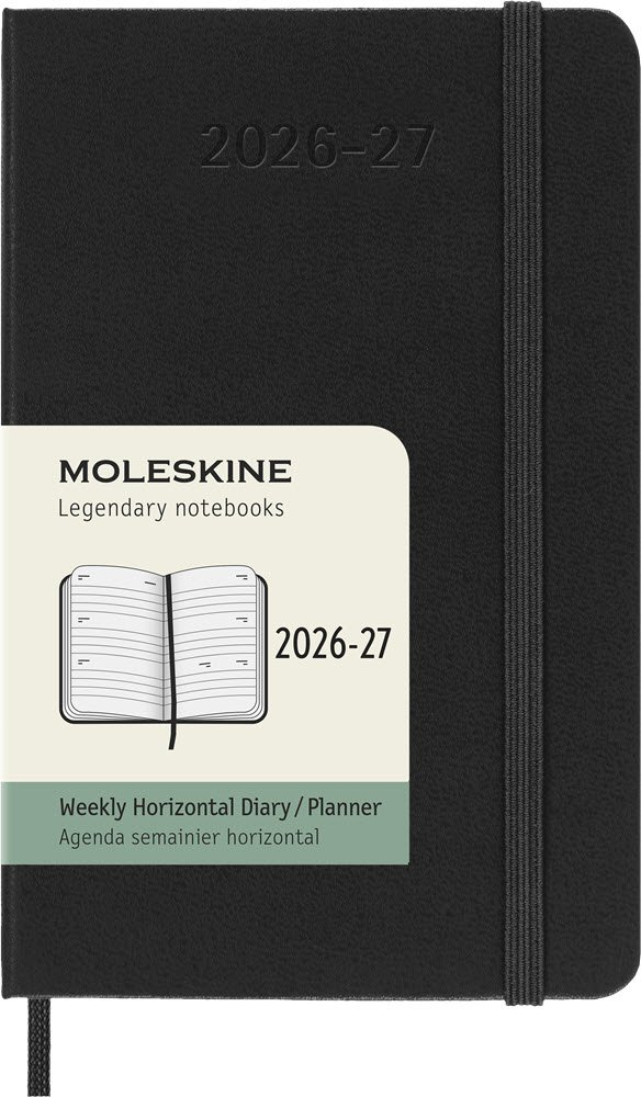 Moleskine Pocket 26/27 Hard 18 mdr. Horizontal Sort