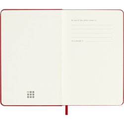 Moleskine Pocket 26/27 Hard 18 mdr. Week note R�d