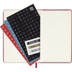 Moleskine Pocket 26/27 Hard 18 mdr. Week note R�d