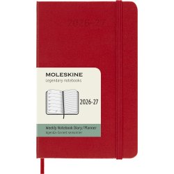 Moleskine Pocket 26/27 Hard 18 mdr. Week note R�d