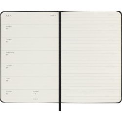 Moleskine Pocket 26/27 Hard 18 mdr. Week note Sort