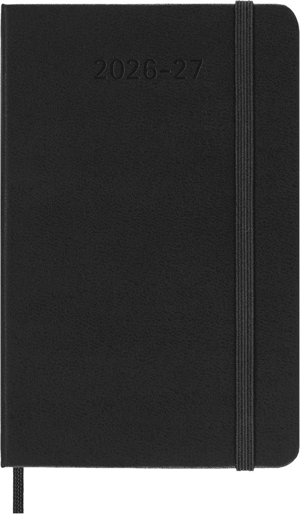 Moleskine Pocket 26/27 Hard 18 mdr. Week note Sort