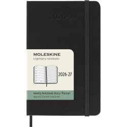 Moleskine Pocket 26/27 Hard 18 mdr. Week note Sort