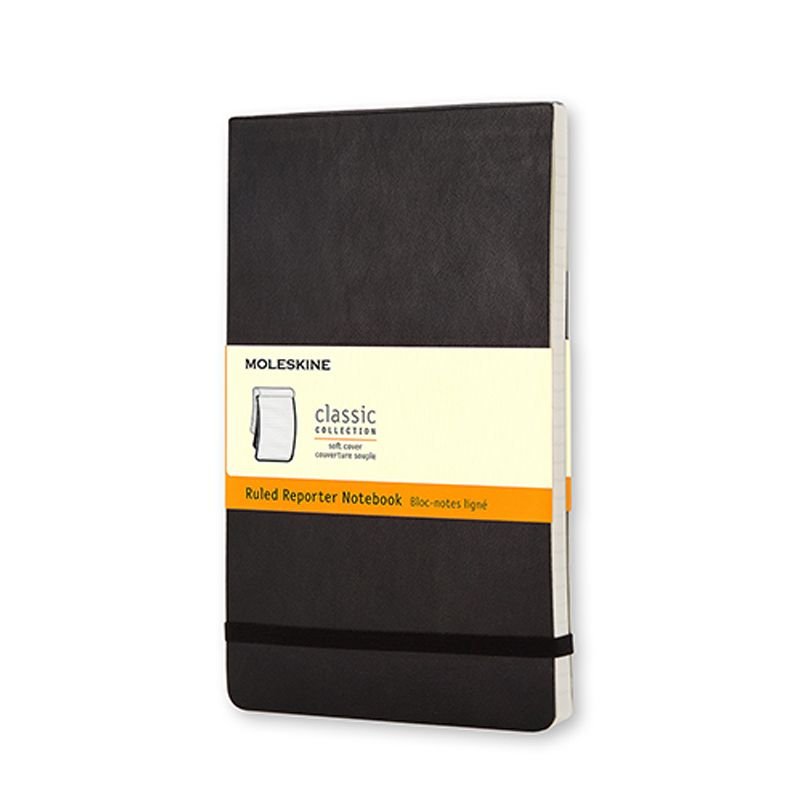 Moleskine Softcover Reporter Pocket Lin Sort