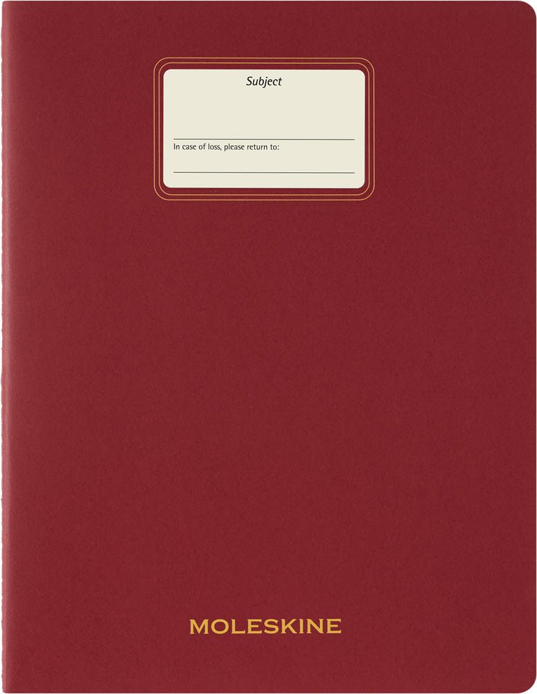 Moleskine Student Cahier XXL Blank R�d