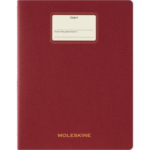 Moleskine Student Cahier XXL Linieret R�d