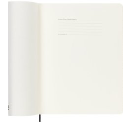 Moleskine XL 26/27 soft 18 mdr. week note Sort