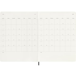 Moleskine XL 26/27 soft 18 mdr. week note Sort