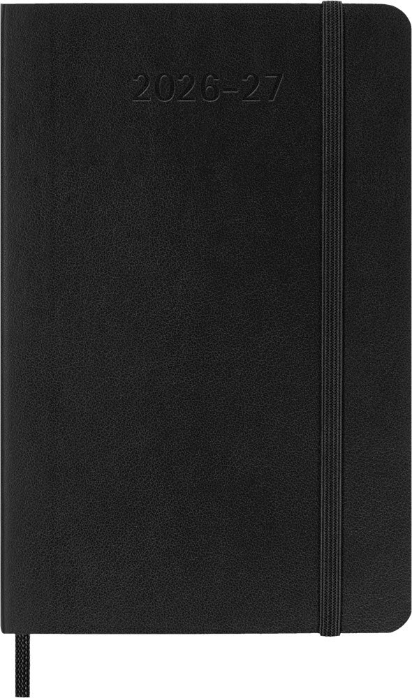 Moleskine pocket 26/27 soft 18 mdr. week note Sort 