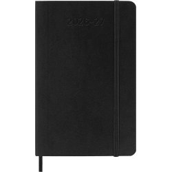 Moleskine pocket 26/27 soft 18 mdr. week note Sort 