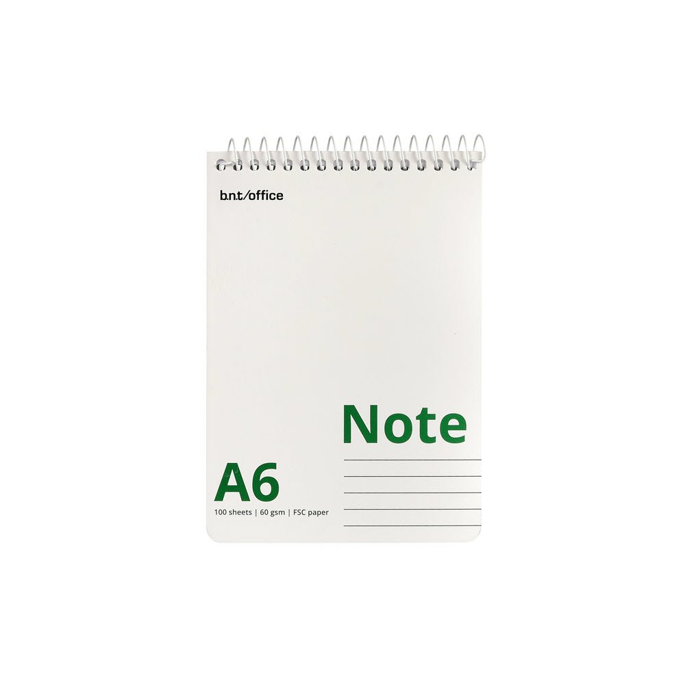 Notesbog A5 Linieret top spiral